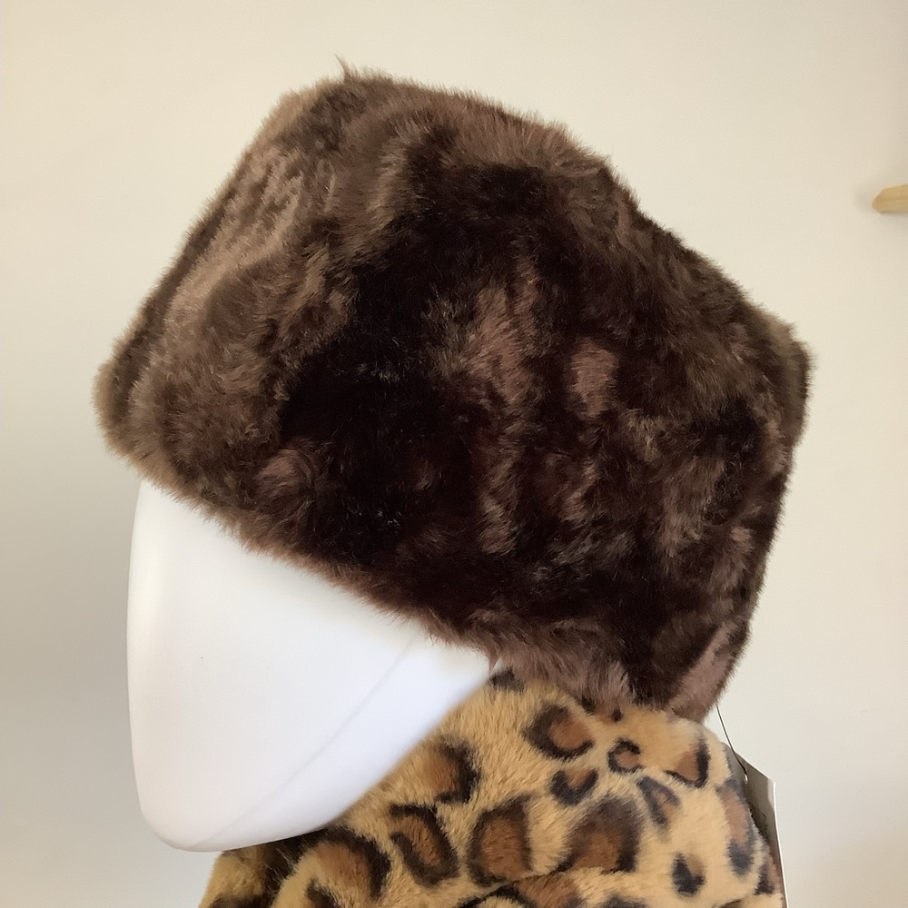 Surell Faux Fur toque hat